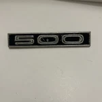 Vintage Ford 500 Quarter Panel Emblem Badge Oem Metal C6AB-54290C98-A. Fixed Price $25.95.