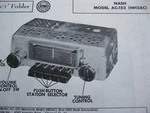 1952 Nash AC-152 Radio Photofact. Fixed Price $10.00.
