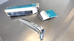 Nos Genuine Gm 3633627 3633619 9833780 Chrome Molding Upper Windshield 71-74 4DR. Fixed Price $15.00.