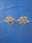 68-73 Corvette Fuel Door Emblem Oem 3954546/36413. Fixed Price $29.99.