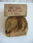 Nos Ford 8A-1177-A2 Fomoco Oil Seal (2) Piece 1949-1954. Fixed Price $13.99.
