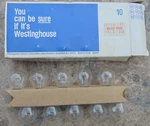 Vintage Westinghouse Miniature Auto Light Bulbs #1073 12V New Box. Fixed Price $14.95.