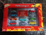 New Box! Jl Johnny Lightning Volkswagen Collection Of 10 Vw Bug Bus Ghia. Fixed Price $59.99.