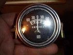 New Stewart Warner Chrome Amp Gauge Standard Ammeter 82202. Fixed Price $48.00.