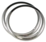 1941 Ford Headlight Rings Passenger Car 2 Ribbed Style Stainless - Pair. Fixed Price $94.99.