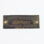 Vintage Body Number 164-5492 Briggs Manufacturing Detroit Usa Metal Plate. Fixed Price $45.00.