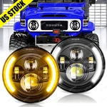 2X 7'' Round Drl Led Headlights For Toyota Land Cruiser FJ40 FJ60 J80 1965-1985. Fixed Price $44.99.