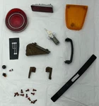 C3 Corvette Parking Side Brake Light Gm Ignition Key 4 Speed Console Plate Fiber. Fixed Price $149.99.