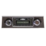 Custom Autosound USA-230 W/ Walnut Bezel Chevy Camaro 1967-1968. Fixed Price $239.00.