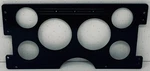1988 1989 1990 1991 1992 Chevy Truck 6 Hole Dash Panel Insert Billet Aluminum Pc. Fixed Price $132.00.