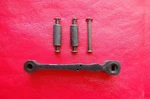 Vw Karmann Ghia Door Check Strap,rollers,pins & Clips, Complete Kit For One. Fixed Price $49.00.
