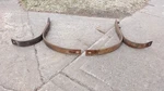 1941 Ford Rear Bumper Brackets Original Pair Car. Fixed Price $375.00.