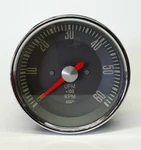 Vw Type 3 Early Red Needle Flat Face Tachometer Dash Gauge 12 Volt Rev Counter. Fixed Price $225.00.