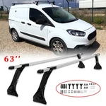 63" Roof Rack Cross Bar Rain Gutters Rails Ford Transit Cargo Van 2015-2025. Fixed Price $169.19.