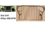 Willys Mb Ford Gpw Slat Grill Wwii Galvanized Steel -A3615-100% True Spec. Fixed Price $354.00.