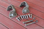 62 63 64 65 Fairlane Lower Control Arm Support Brackets C2OZ-6A031-C W/bolts. Fixed Price $28.00.