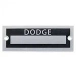 Blank Data Vin Plate - Dodge. Fixed Price $19.95.