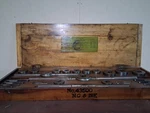 Vintage Mayhew Screw Plate Set No. 4200 Wooden Box 1/4-1/2 Nf. Fixed Price $125.00.