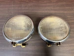 Vintage 1933 Plymouth Pc ?? Twilite Headlights With Stands Lenses Rat Rod 1125. Fixed Price $279.99.