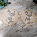 Pair Mopar Nos 3571142 1970 Plymouth Road Runner Superbird Wing Decals 10". Fixed Price $125.00.