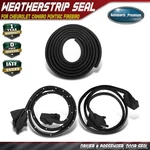 3X Door Left & Right Seal Weatherstrip For Chevrolet Camaro Pontiac 70-81. Fixed Price $94.69.