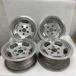 1971-1973 Original Ford Mustang Oem 14X6 Slot Mag Racing Wheels 5 Lug Set. Fixed Price $649.95.