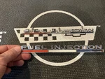 Pair 1963 1964 Corvette Fuel Injection Fender Emblems Gm 3819575 Oem Og. Fixed Price $169.99.