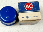 Nos FB7 Oil Breather Cap 1552232 Oldsmobile Pontiac Buick Chevrolet 1938-1968. Fixed Price $40.00.