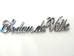 1985-1993 "sedan Deville" Trunk Emblem Ornament Plate Chrome P#20440999 Receipt. Fixed Price $18.12.
