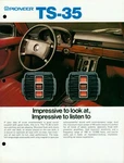 1977 Pioneer TS-35 Car Stereo Glossy Original Dealer Speaker Brochure Hifi Audio. Fixed Price $16.59.
