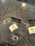 Nos 1962 Ford Galaxie Grill Emblem Bracket. Fixed Price $30.00.