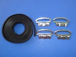 1949-50-1951-1952-1954 Chevrolet Fender Skirt Rubber & Metal CLIPS-4 Pieces-new. Fixed Price $33.99.