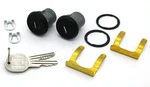 Oem Strattec Black Door Lock Cylinder Set W/gm Keys Fits Listed Chevy Models. Fixed Price $29.99.