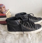 Freebird Black Leather Sneaker Shelby 9. Fixed Price $90.00.
