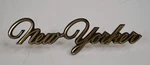 1960S 1970S 1980S Chrysler New Yorker Roof Sail Panel Fender Trunk Emblem Gold. Fixed Price $14.39.