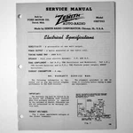 Zenith Model 6MF593 Ford Auto Radio Service Manual 1941 New. Fixed Price $9.45.