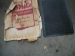 1959 Ford Fairlane T/bird Nos Rare Black Floor Mat Part Number B9AA-19A537-A. Fixed Price $30.00.