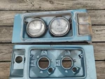 1976 Pontiac Catalina Safari Wgn Sedan Coupe Front End Headlight Bucket Panel. Fixed Price $198.00.