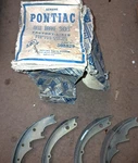 1936-38 Pontiac Front Or Rear Brake Shoe Set Nos Gm 508829. Fixed Price $125.00.