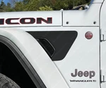 Solid Fender Vent Decals Fit Jeep Wrangler Gladiator Rubicon Jl Jt 2018-2026. Fixed Price $20.00.