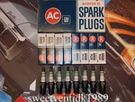 Nos AC-R44T Spark Plugs.....green Rings.....corvette, Chevelle.....gm #5613355. Fixed Price $49.99.