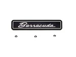 New Dash Pad Emblem "barracuda" Script Amd Fits Plymouth K-3590126. Fixed Price $102.32.