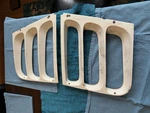 1973-1974 Dodge Charger Se 1/4 Quarter Window Exterior Louvers PAIR(2) White Oem. Fixed Price $100.00.
