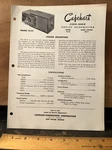 Clock Radio Model TC-62 Service Manual. Fixed Price $15.00.