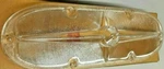 1958 Pontiac Clear Parking Lamp Lens (replaces Gm #: 5948853, Glo-brite 686). Fixed Price $15.30.