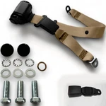 Three-point Automatic Safety Belt 15CM Tab Beige For Mga Mgb Td. Fixed Price $245.90.