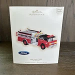 Hallmark Ornament Ford Fire Brigade 2007 Magic/ Lights C8000 Truck. Fixed Price $29.00.