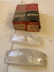 Nos Lucas 54572424 Clear Lens Pair Mg Midget Austin Healy Sprite 1961-1967 L686. Fixed Price $49.95.