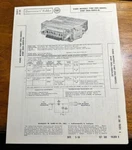 1958 Ford 74BF 84BF Car Radio Photofact Service Manual Foldout Folder. Fixed Price $10.99.