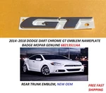 2014-2018 Dodge Dart Chrome Gt Emblem Nameplate Badge Mopar Genuine 68213511AA. Fixed Price $25.00.